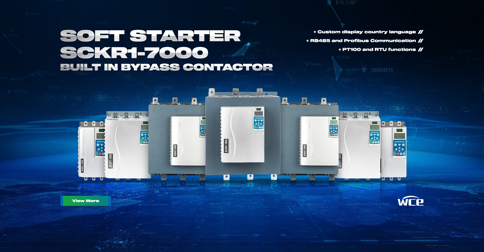 Features of the SCKKR1-7000 series soft starter