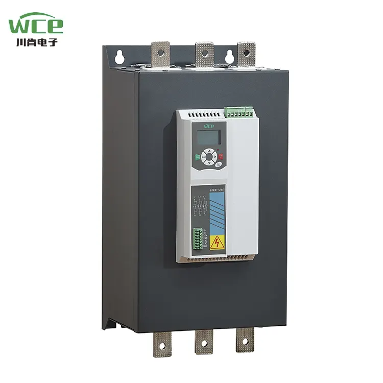 What is the difference between a soft starter and a frequency converter?